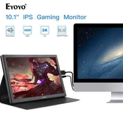 China Portable LAPTOP Gaming Monitor, Eyoyo 10 Inch Portable IPS Seceond Screen 2560x1600 High Resolution For PC Laptop Compatible for sale