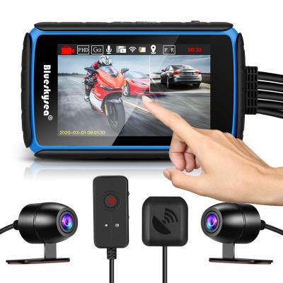 China > 25MP Blueskysea DV988 Motorcycle Dash Cam 1080p Dual Lens DVR With 4