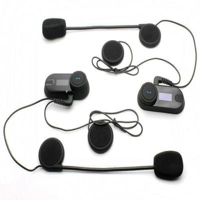 China 2 X TCOM-SC Motorcycle Motorbike Helmet 800M Intercom Headset N1317 W/Screen FM MP3 BT for sale