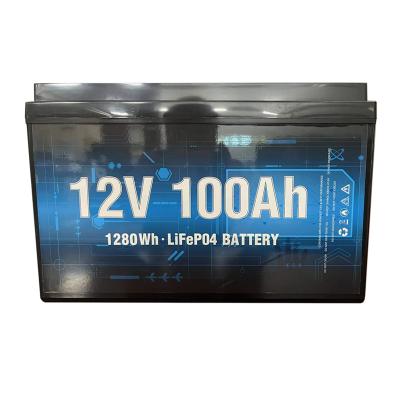 China 12V 100AH ​​Replacement Lithium Battery LFP Cells Lead Acid Factory Directly Offered L330*W173*H220mm for sale