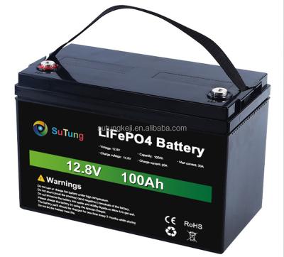 China Tycorun lithium ion battery golf cart 12v 50ah 100ah 120ah 150ah 200ah 300ah 400ah rv lifepo4 solar battery pack L330*W173*H220mm for sale