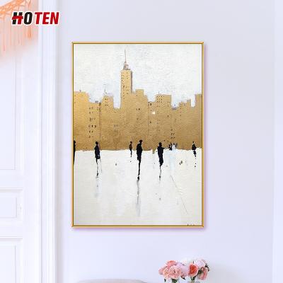 China Modern Abstract Gold Painting Canvas Art Oil Painting Home Decoration Abstract Hand Painted Wall for sale