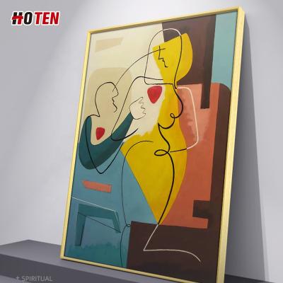 China Abstract Picasso Famous Painting Hand Painted Abstract Oil Painting Decorative Painting for sale