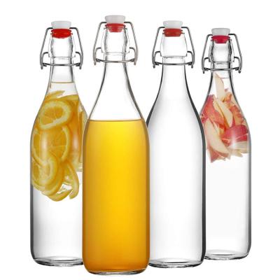 China Eco - Friendly 33oz Swing Top Glass Bottle For Kombucha for sale