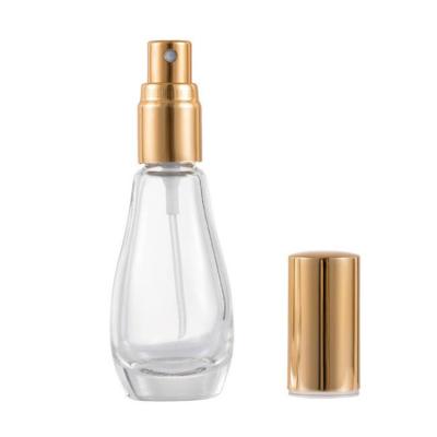 China Eco - Friendly Transparent Portable Glass Perfume Spray Bottle 15ml for sale