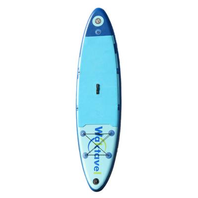 China Unisex All Round MAKOSHARK SIP 11Ft Blue Color Peach SIP Boards Rescue Inflatable Paddle Boards Wide Board for sale