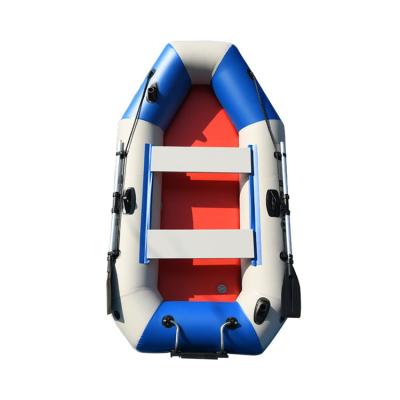 China MAKOSHARK H-200 PVC Inflatable Kayak 2 Person Pontoon Rowing Drifting Rafting Motorboat Fishing PVC Raft for sale