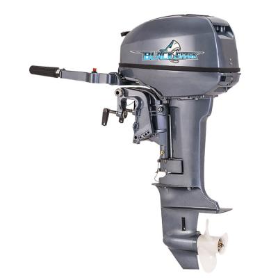 China MAKOSHARK SL904-T15 2-Stroke 15Hp 246Cc Boat Motor Outboard Motor Short Shaft Motors For SL904-T15 Boats for sale