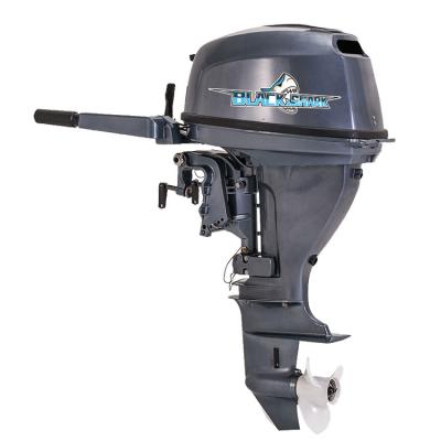 China MAKOSHARK SL910-F15 4 Stroke 15Hp Outboards Through Water Cooling Short Shaft Outboard Motor For Sale SL910-F15 for sale