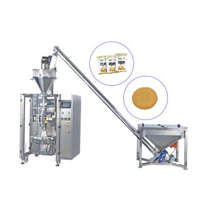 China Food Tea Powder Automatic Stretching Packaging Machine Spiral Feeding Loose Thermal Composite Material. Like BOPP/CPP, PET/AL/PE etc. for sale