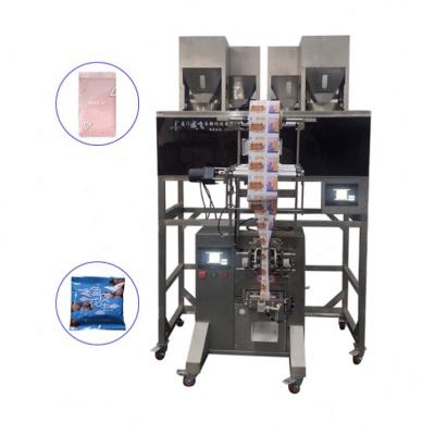 China machinery & Material 3 sides pouch bag sealed packing machine with multihead weigher granulated vertical packaging machine for rice for sale