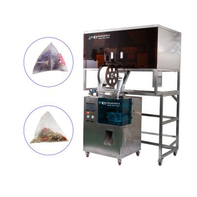 China Automatic nylon loose food triangle tea bag tea leaf packing machine factory price for sale