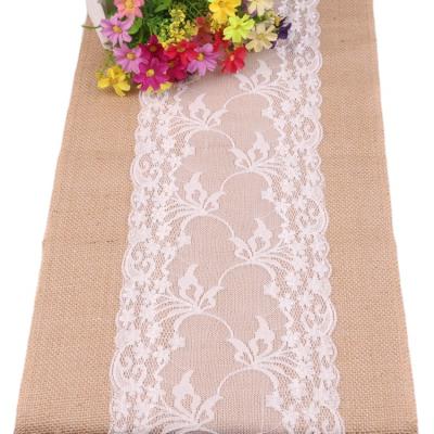 China Best Decoration Thanksgiving Jute Knitted Table Runners Dusty Rose Chiffon Runner Terracotta Cheesecloth Wedding for sale