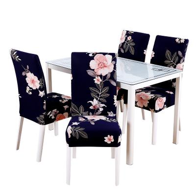 China Simple Pattern Customized Printing Easy Install Removable Washable Chair Cleaning Cover For Wedding Hotel Party Banquet Celebration for sale