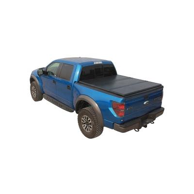 China Quick install within 10 minutes HFTM Truck Cargo Cover Bed Accessories Bed Covers Pickup 4*4 Hard Triple TONNEAU COVER for nissan navara 2500 ram eclipse cross for sale