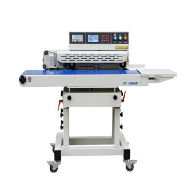 China Portable mini food machine seal sealing machine for package KT-210AP aluminum foil container sealer machine for sale