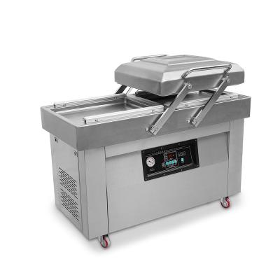 China DZ-500/2SB CLOTHING Double Chamber Vacuum Packing Machine CE Approved Food Sealing Machine for sale