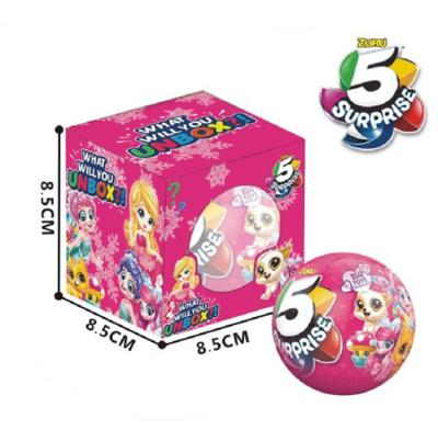 China Factory sales 8.5CM creative surprise ball 5 petal ball petal ball toy YX-1030 for sale