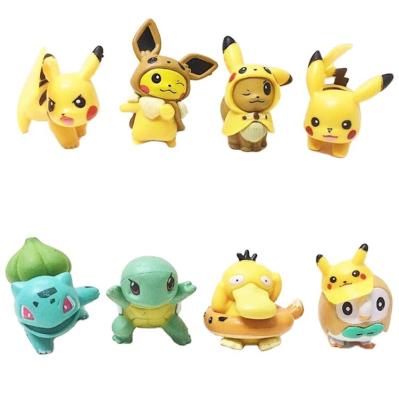 China Cartoon Toy Hot Sale 8pcs/set Cartoon Toys For Pokemon Toys Game Toys 3--5cm for sale