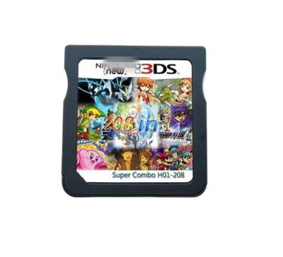 China In stock 208 in 1 Game Cartridge Console Card for Nintendo DS NDS NDSL NDSi 2DS 3DS USA YX-068 for sale