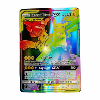 China For Pokemon Mega Card Kid Toys 100pcs/box Pokemon GX Game Card Wholesale EX Game Card For Children for sale