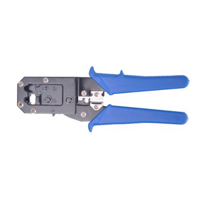 China Head Professional Crystal Wire Stripping Custom 6p 8p Cable Tool PC Network Pliers Crimping Tool Modular Color Network Tool for sale