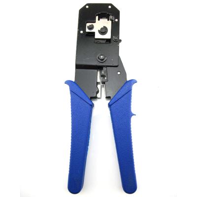 China Professional Crystal Main Wire Network Cable Pliers Cutters Stripping Strips Crimps Modular Crimping Tool for 6p 8p Network Cable for sale