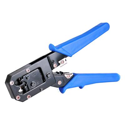 China Professional Crystal Main Wire Stripping Hot Selling Easy To Use Cat Network Cable Pliers Crimp Tool Crimp Kit Colors Customize for sale