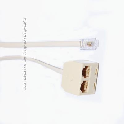 China Other 2 way rj11 phone jack socket adapter and splitter for land line phone en venta