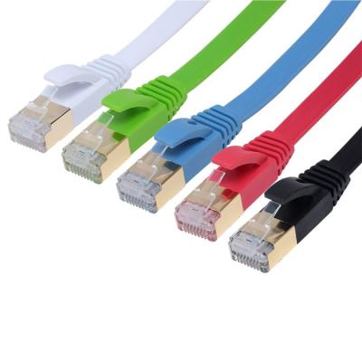 Chine Transfer fast internet access without card high quality cat7 network shielded customized colorful 10gb lan cable patch cord with rj45 plug à vendre