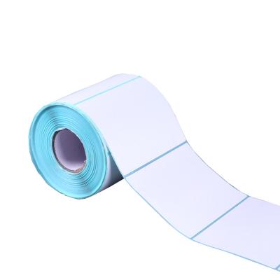 China 40*30MM*1000PCS 60*40MM*500PCS/Roll Sticker Label Paper Waterproof Adhesive Barcode Logistics Shipping Printing Thermal Label Sticker for sale