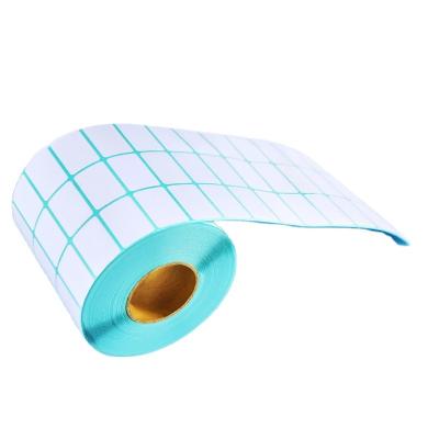 China Factory Waterproof Premium Thermal Sticker OEM 25*15mm*1000pcs Self Adhesive Paper Roll For Barcode Logistics Shipping Preprint Available for sale