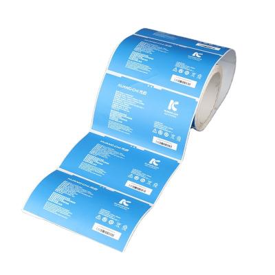 China Waterproof Custom Printing Paper Products Waterproof Electric Electronic Sticker Label for sale