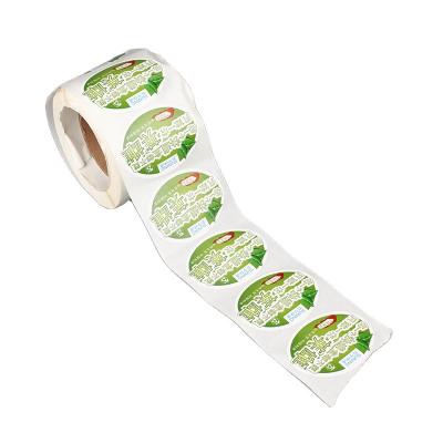 China Wholesale Price Custom Colored Label Roll Logo Waterproof Packaging Strong Self Adhesive Sticker for sale