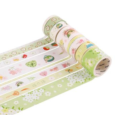 China OEM Decorative Sticker Wholesale Adhesive Custom Printed Colored Foil Masking Waterproof Washi Tape Supply Custom Washi Tape for sale