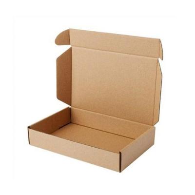 China Recyclable Product Packaging Printed Corrugated Cardboard Recycled Shipping Cardboard Kraft Paper Packaging Box for sale