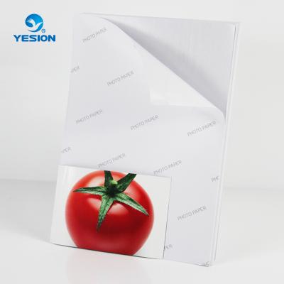 China Yesion Self Adhesive Glossy Photo Paper /115gsm ~150gsm A3 A4 Sticker Photo Paper for Inkjet Printer Sheet and Roll for sale