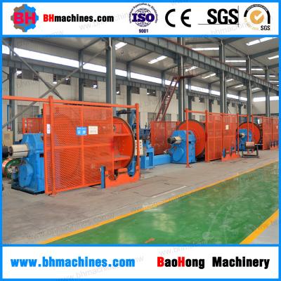 China Rigid Type Stranding Machine for Coper Conductor JLK630 / 6+12+18+24 Rigid Frame Stranding Machine for 630 mm Bobbin DIN for sale