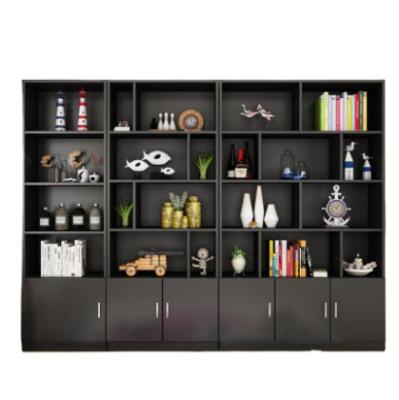 China New Design Living Room Modern Display Showcase Modern Solid Wood Bookcase for sale