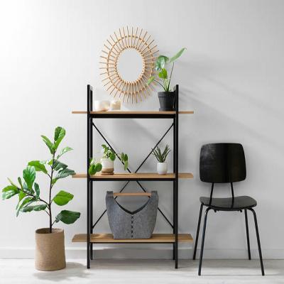 China American style durable hot sale display modern wood 3-layer table shelf for sale