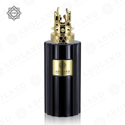 China Luxury 50ml 100ml Personal Care Manufacture Empty Black Perfume Bottle Glass With Box for sale