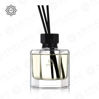 China Wholesale Luxury/Simple China Supplier Fea 24 Clear Glass Air Diffuser Fresher Bottles Empty Perfume Bottle for sale