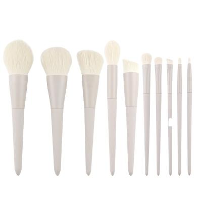 China Angular Blush 2022 New Arrival 15Pcs Makeup Brush Set Wooden Handle Soft Synthetic Comestic Brush Wholesale OEM Makeup Brush Set for sale