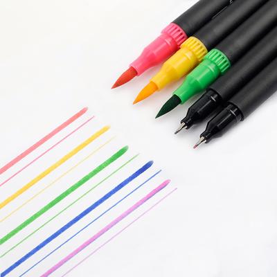 China Colorful Brush Pen Watercolor New Arrival Paint Calligraphy Brush Marker Pen Set for sale