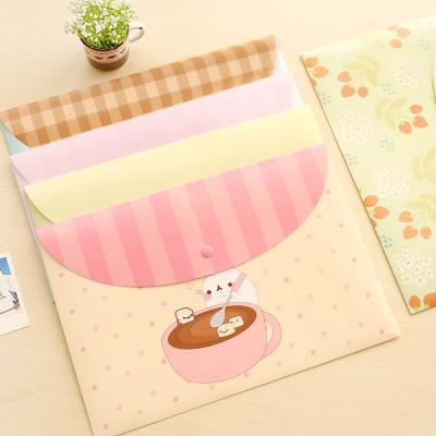 China Instant bag factory direct PVC cartoon a4 folder stationery bags office bag information bag bill bag wholesale for sale