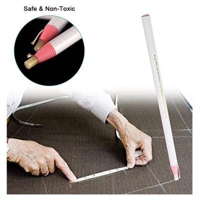 China Fabric Cloth Mark Mark Pencil White Invisible Erasable Industrial Sewing Chalkboards for Sewing Marking and Heat Erasing Tracing Pen for sale