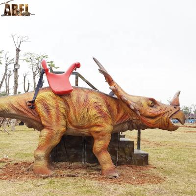 China Amusement park handmade model electric mechanical kiddie dinosaur customized animatronic ride for sale