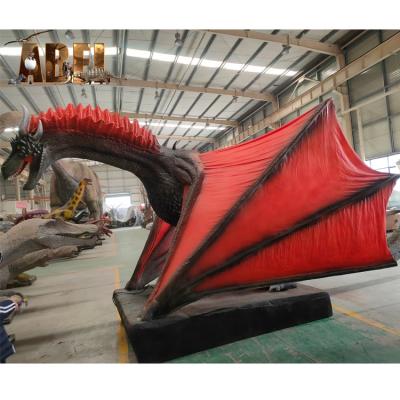 China Waterproof fly dragon for sale most popular life size dragon movie robot high simulation role animatronic models for sale