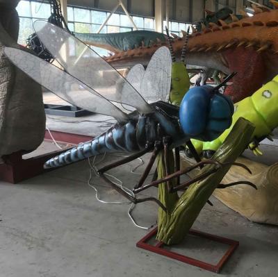 China Theme Park Moving Huge Animatronic Insect Statue For Theme Park Decoration for sale