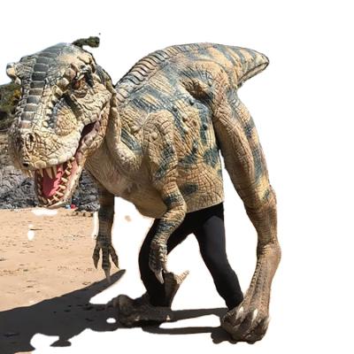 China Waterproof Dinosaur Costume Dinosaurs Show Life Size Realistic Mechanical Robotic Dinosaur Costume for sale